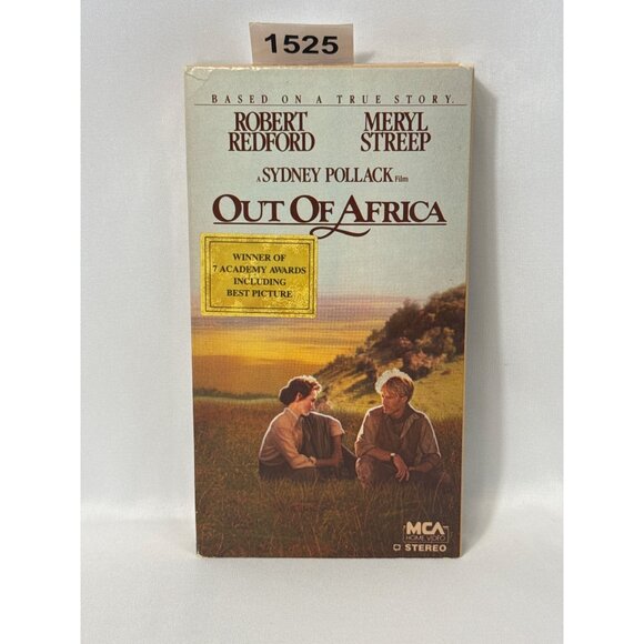 Out of Africa VHS 1993 - Robert Redford, Meryl Streep - Picture 1 of 11